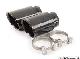 Ecs Universal Swivel Exhaust Tips 3 5 Black Chrome Pair Chrome Pairs Swivel
