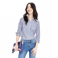Black And White Vertical Striped Shirt Womens 10 Best Striped Tops Fashion Clothes For Women Vertical Striped Shirt