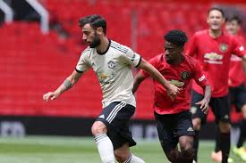 Exclusives and features 18/05/21 6:03pm man city, man utd. Bruno Fernandes Impresses As Shock Scorer Emerges In Man United Friendly Ahead Of Spurs Clash Football London