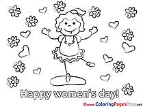 Select from 35919 printable coloring pages of cartoons, animals, nature, bible and many more. Woman S Day Coloring Pages