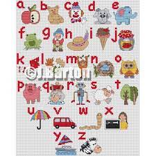 Find patterns for kids, adults, and home. Kids Alphabet Cross Stitch Chart Download