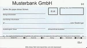 Scheck — der scheck (auch check, cheque) ist ein wertpapier, das eine unbedingte zahlungsanweisung eines kunden eines kreditinstituts an seine bank (bezogener) enthält. Scheck Wikipedia