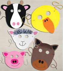 Diy Craft Foam Animal Masks Barneaktiviteter Kunst Og Handverk Aktiviteter