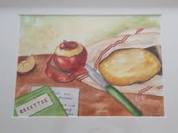 Aquarelle Recette Tarte Aux Pommes Recette Tarte Aux Pommes Recette Recette Tarte