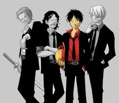 Monkey D Luffy Usopp Sanji And Roronoa Zoro One Piece One Piece Manga Bilder Niedlich