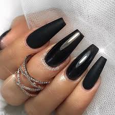 Shiny glossy black nail designs are more dramatic. Pin On Nails