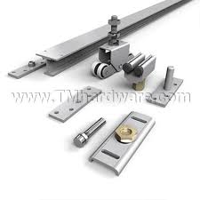 1 floor jamb mounted pivot bracket, top and bottom pivots, 1 7/8 in. Hettich Wingline Grant 1262 Hardware Set Bifold Top Hung Doors Trademark Hardware