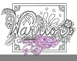 Download cancer ribbon outline and use any clip art,coloring,png graphics in your website, document or presentation. Warrior Coloring Page With Ribbon For Cancer Etsy