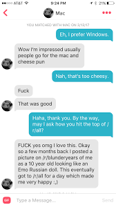 You are the cheese to my macaroni. Tried The Mac Pickup Line Tinder