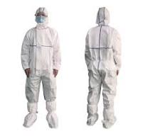 Wholesale OEM Hazmat Suits Waterproof Sf Fabric Working Clothing Ppes  Disposable Coverall