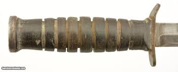 WWII US M3 Guard Marked Boker TrenchFighting Knife with M8 Scabbard