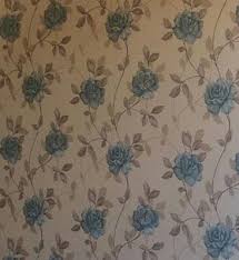 ورق حائط ورود تركواز ف رصاصى متوافر لدى ديكوري لديكور الحديث شمالى Facebook