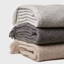 Alpaca Basketweave Throw Light Grey Jenni Kayne In 2020 Grey Throw Blanket Gray Throw Blanket Beds Blanket Light