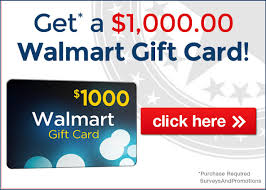 And a purchase does not improve your chances of winning. Best Offers Zone Get A 1000 Walmart Gift Card