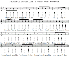 Knock, knock, knockin' on heaven's door. Knockin On Heaven S Door Tin Whistle Sheet Music Notes Irish Folk Songs