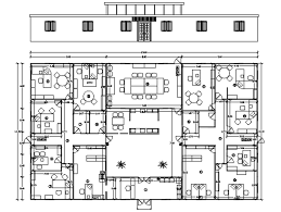 Office Plan Free Autocad Drawings Cadbull