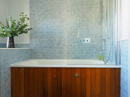 | 11pcs sea shell blue glass mosaic bathroom wall kitchen background pool tile. 13 Baths Tiled In Beautiful Sea Glass Blue
