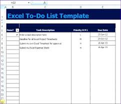 Sample Weekly To Do List Template Task Excel 2007 – ffshop inspiration
