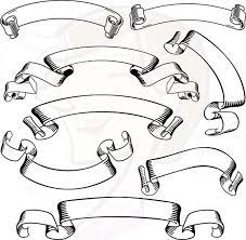 Banner Ribbon Svg Retro Scroll Clipart Victorian Digital Banners Vector Graphics Free Commercial Use 10185 Banner Clip Art Digital Banner Vintage Ribbon Banner