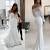 Elegant White Reception Dress For Bride