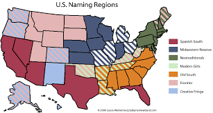 Birth certificate data from 2020. The Geography Of American Baby Names Geocurrents