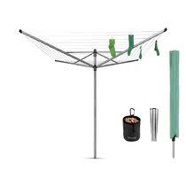 This retractable clothesline allows you to stretch out the line when you need it, and easily put it away when you don't. Clothesline Poles Wayfair