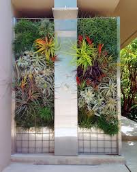 Vertical Garden Creates Showstopping Shower Plant Wall Outdoor Shower Bathroom Plants
