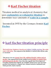 Karl-Fischer Titration | Pdf | Titration | Chemistry