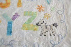 Improved Cross Stitch Baby Blankets Lori Kennedy Quilts