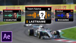 F1 season results, placements, lap time charts, pit stop length and driver performance all in once place. Free Custom F1 Team Radio Graphics Ae Project Tutorial Youtube