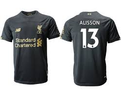 Liverpool fc shop, liverpool apparel. 2019 20 Liverpool 13 Alisson Black Goalkeeper Thailand Soccer Jersey