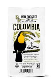 All statistics are with charts. Colombia Tolima Red Rooster Coffee