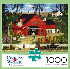 Explore the amazing collection of buffalo games & jigsaw puzzles at. Buffalo Games Charles Wysocki Mr Swallowbark 1000 Piece Jigsaw Puzzle Amazon Com Mx Juguetes Y Juegos