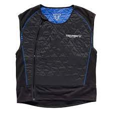 Cooling Men S Motorcycle Vest Easily A Must Have For Hot Weather The Triumph Cool Vest May Just Be The Coolest Thing Ou Bike Clothes Motorcycle Vest Triumph