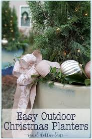 Christmas vases outside christmas decorations christmas arrangements christmas flowers cheap christmas rustic christmas simple christmas how to make colorful outdoor planters for winter & christmas decorations. Outdoor Christmas Planter Sand Dollar Lane
