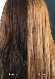 I Went From Brunette To Blonde Without Bleach Here S How Dark To Light Hair Brown Hair Dye Dark Hair Dye