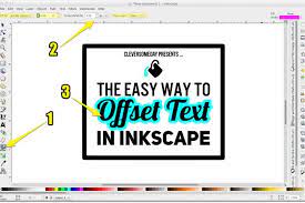 Offset Text In Inkscape The Easy Way Book Design Layout Graphic Design Tips Cricut Tutorials