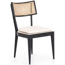 Britt Dining Chair Brushed Ebony Cane Dining Chairs Dining Chairs For Sale Dining Chairs
