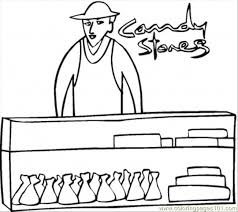 The coloring pages will help your child to focus on details while being relaxed and comfortable. Candy Shop Coloring Page For Kids Free Desserts Printable Coloring Pages Online For Kids Coloringpages101 Com Coloring Pages For Kids