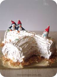 White Buche De Noel Pumpkin Chestnut Log Cake Holiday Cakes Cake Roll Christmas Cake
