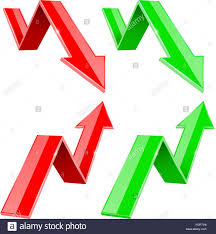 Up And Down Chart Stock Photos Up And Down Chart Stock