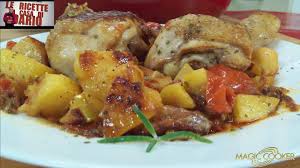 4 coscia di pollo e l'ala. Le Cosce Di Pollo Alla Diavola Con Patate E Datterino Preparate Da Dario Con Magic Cooker 315 Youtube