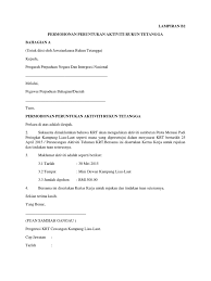 Disini kami akan bahas seputar surat tugas mulai dari pengertian hingga contoh surat tugas yang baik dan benar. Borang Permohonan Peruntukan Krt