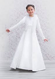 Beautiful Emmerling First Communion Coat 70181 Satin Long Sleeve Cloak With Soft Luxurious Girls Communion Dresses Holy Communion Dresses Dress Accessories