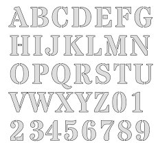 These printable alphabet letter stencils include uppercase & lowercase letters, numbers, and even special characters! Printable Stencils Free Alphabet Font And Letter Templates Patterns Monograms Stencils Diy Projects