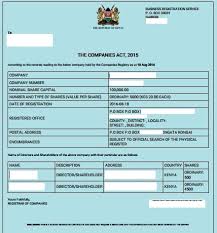 Company registration in malaysia is quite an easy process. Eregulations Kenya
