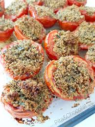 Tomates A La Provencale Au Four Recette En 2020 Recettes Saines Et Gourmandes Tomates Provencales Tomates