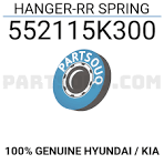 552115K300 Hyundai / KIA HANGER-RR SPRING