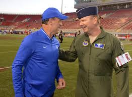 Air force academy football team, the winner of the most football games played among the service academies. Funk Archives United States Air Force Academy