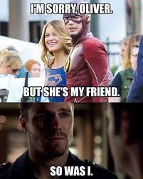 Supergirl On Instagram Supergirl Theflash Memes Flash Funny Supergirl And Flash The Flash